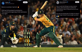 "CSK has hit the jackpot" - Fans react to Dewald Brevis' explosive knock in AUS vs SA 2025 3rd T20I