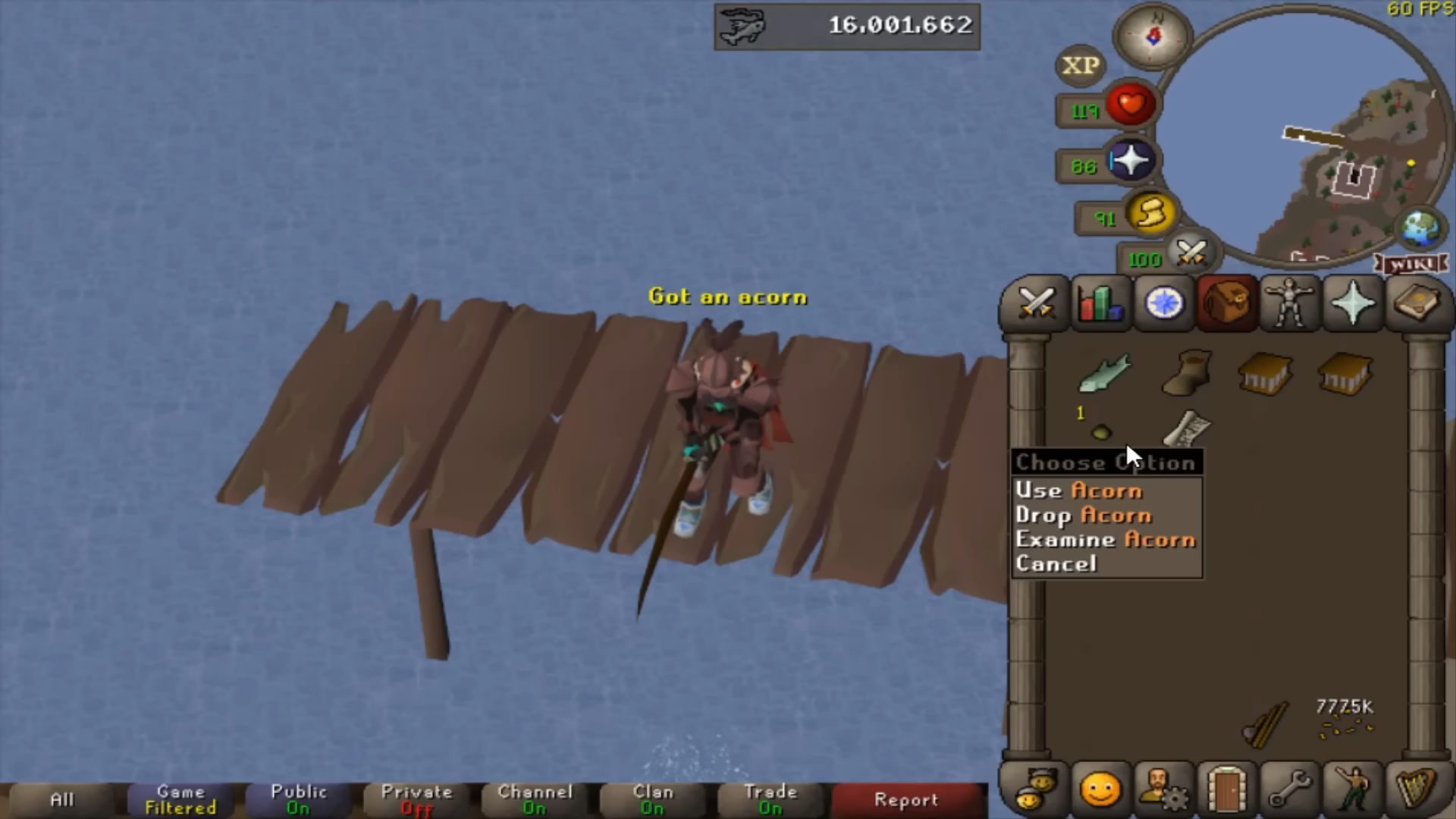 Acorns are easy to get here (Image via Jagex Ltd | YouTube/MrNoSleep OSRS)