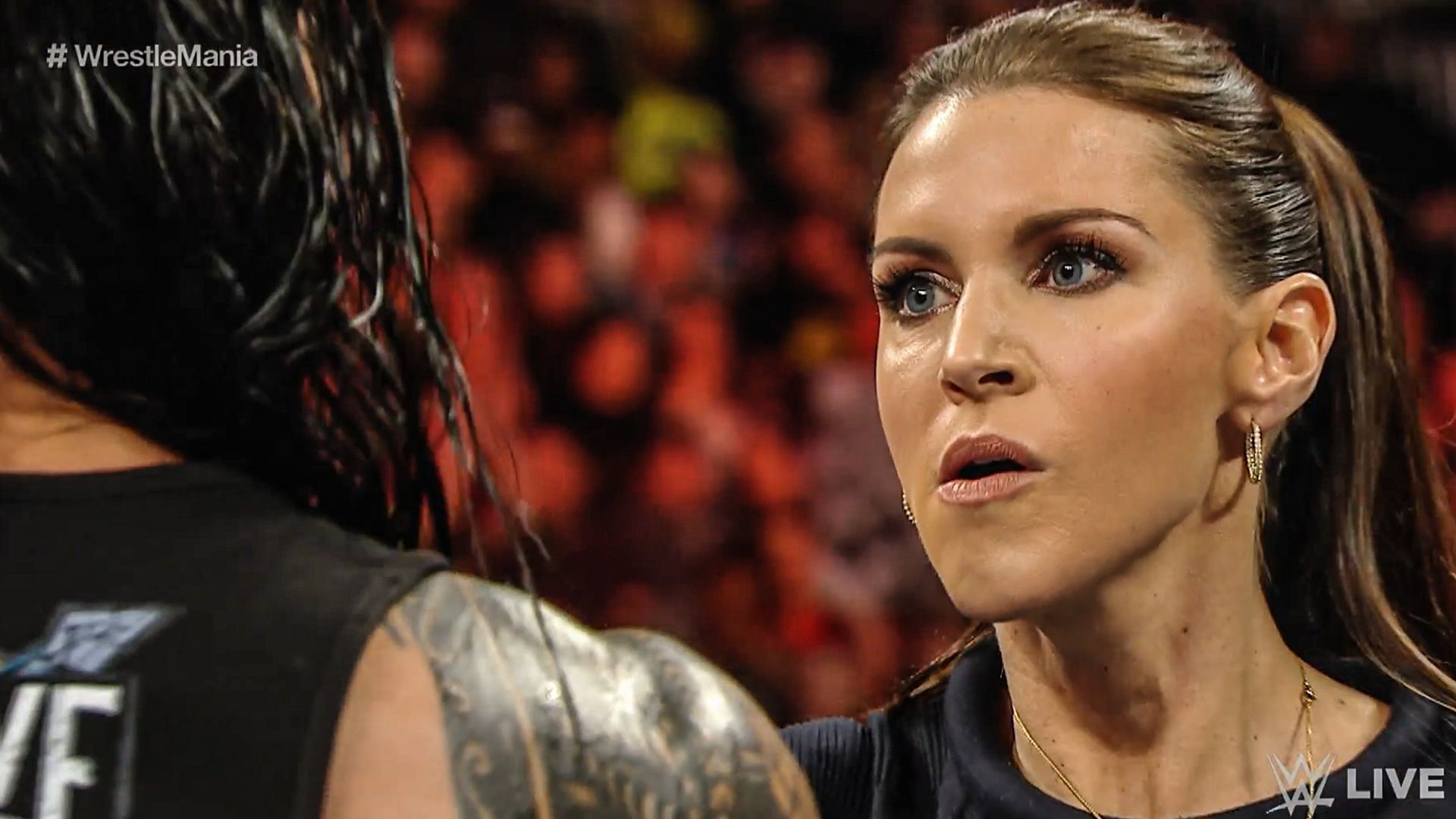 Stephanie McMahon slapped many men on WWE television. [Image credits: WWE.com]