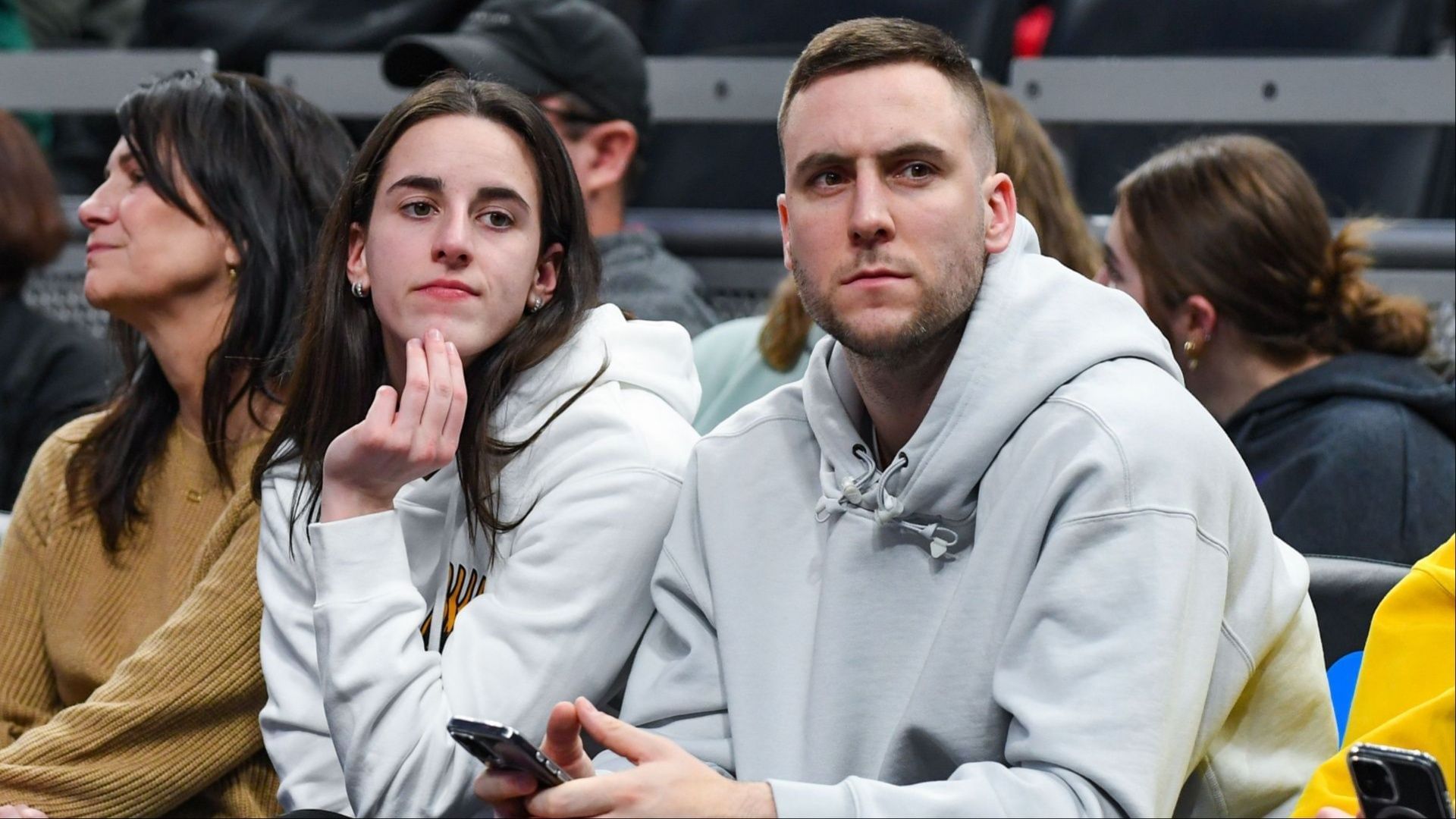 Caitlin Clark reacts as boyfriend Connor McCaffery mourns huge personal loss with emotional note. (Photo: GETTY)