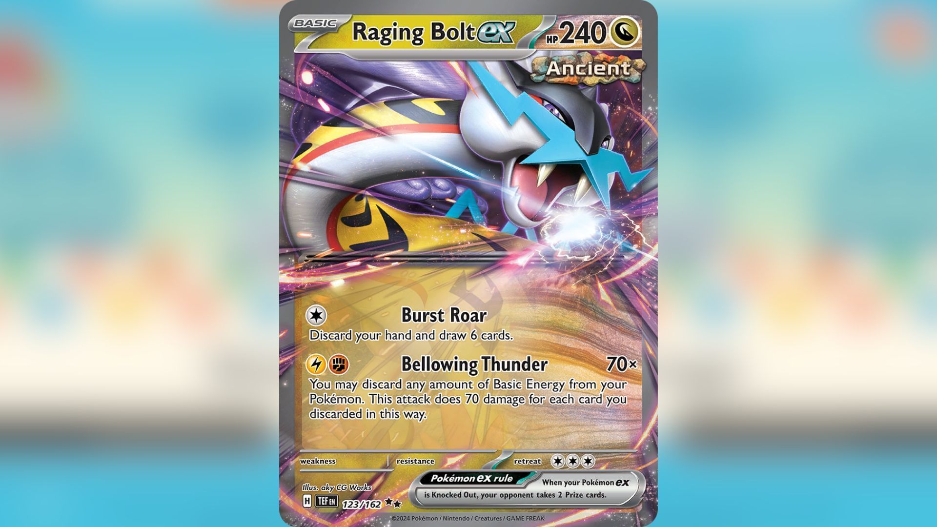 Raging Bolt ex had a decent showing at 2025 Worlds (Image via TPC)