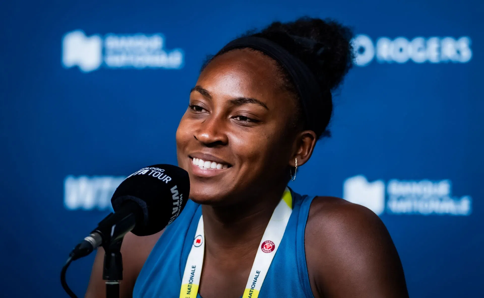 Coco Gauff at WTA 1000 National Bank Open presented by Rogers - Day 5 - Source: Getty