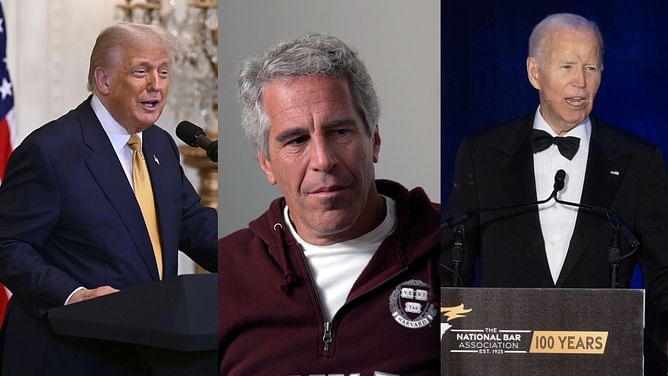 Trump accuses "Comey, Garland, and Biden" of allegedly controlling Epstein files, Russell Brand questions if "they’re in it too"