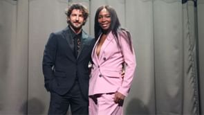 Venus Williams shows off her stunning engagement ring as she and fiancé Andrea Preti enjoy romantic beach getaway