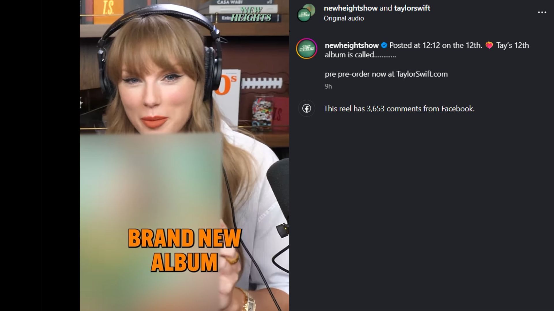 The preview posted on August 12, 2025 (Image via Instagram/@newheightshow)
