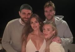 Leon Draisaitl and wife Celeste enjoy post-wedding vacay with Connor McDavid and Lauren Kyle at Saint-Tropez
