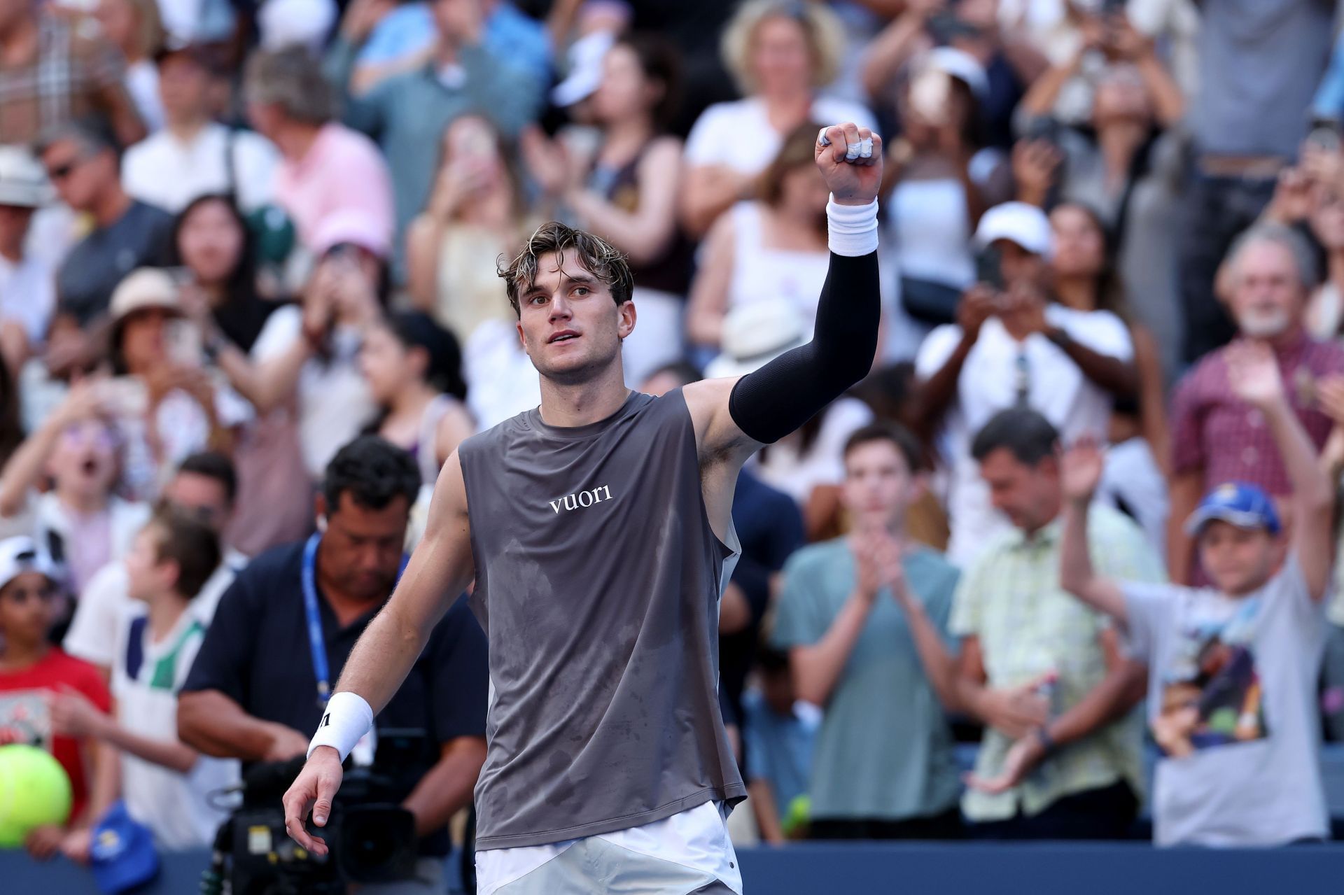 Jack Draper at the 2025 US Open (Source: Getty)