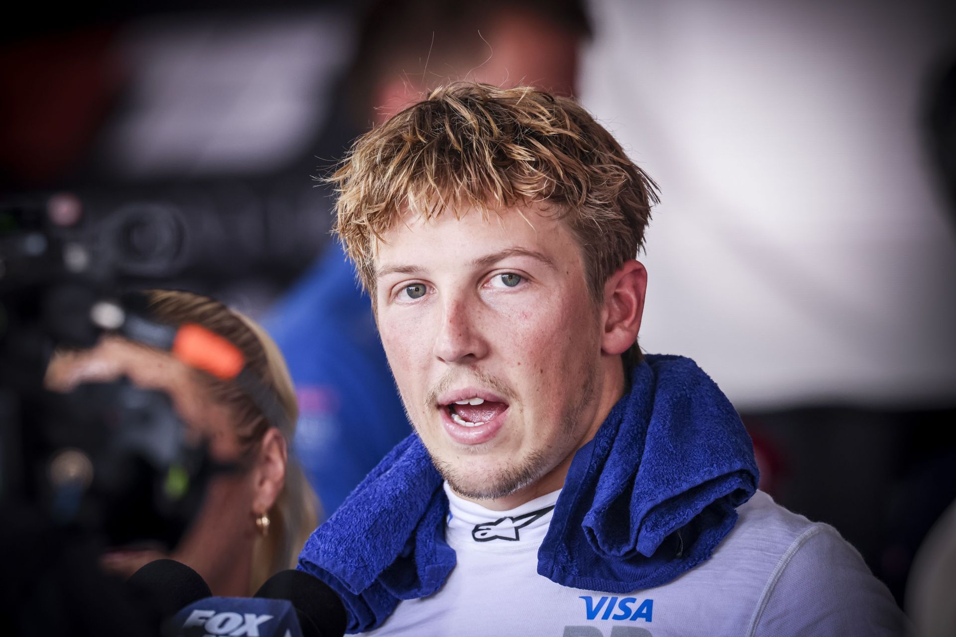 Liam Lawson post the Hungarian Grand Prix - Source: Getty