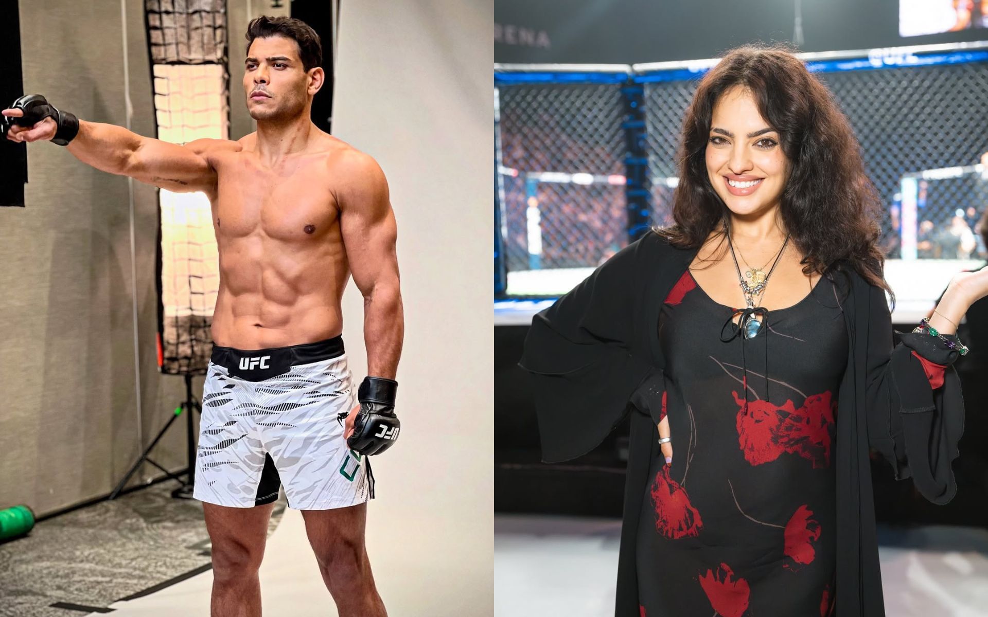 Paulo Costa (left) wants Nina-Marie Daniele (right) in his corner. [Images courtesy: @borrachinhamma and @ninamariedaniele on Instagram]