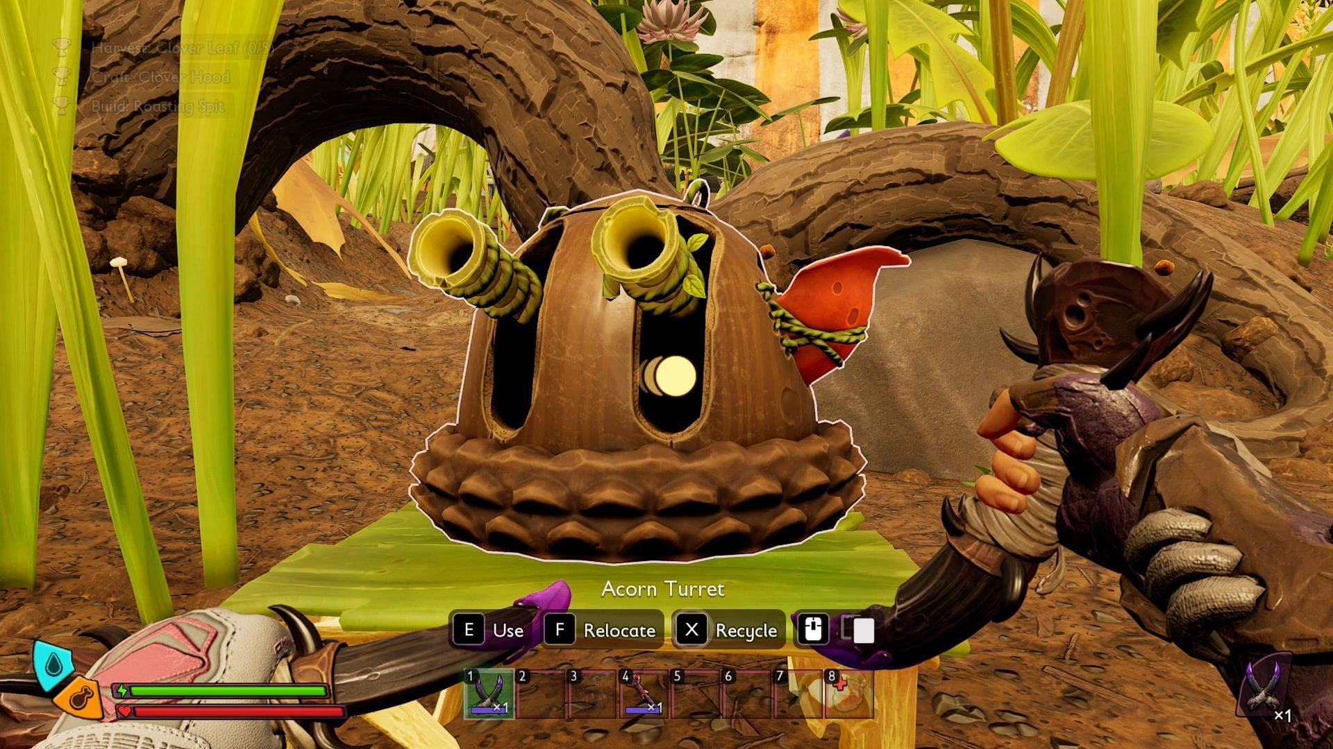 The Acorn Turret in Grounded 2 (Image via Xbox Game Studios)
