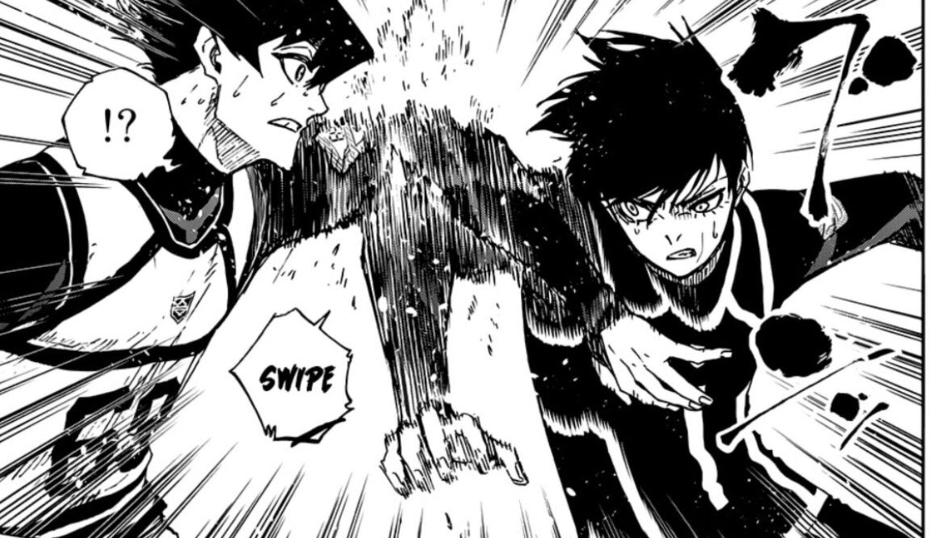 Karasu vs Rin (Image via Viz Media)