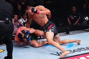 What happened in Taiyilake Nueraji vs Kiefer Crosbie at UFC Shanghai? Breaking down the illegal knee and TKO finish