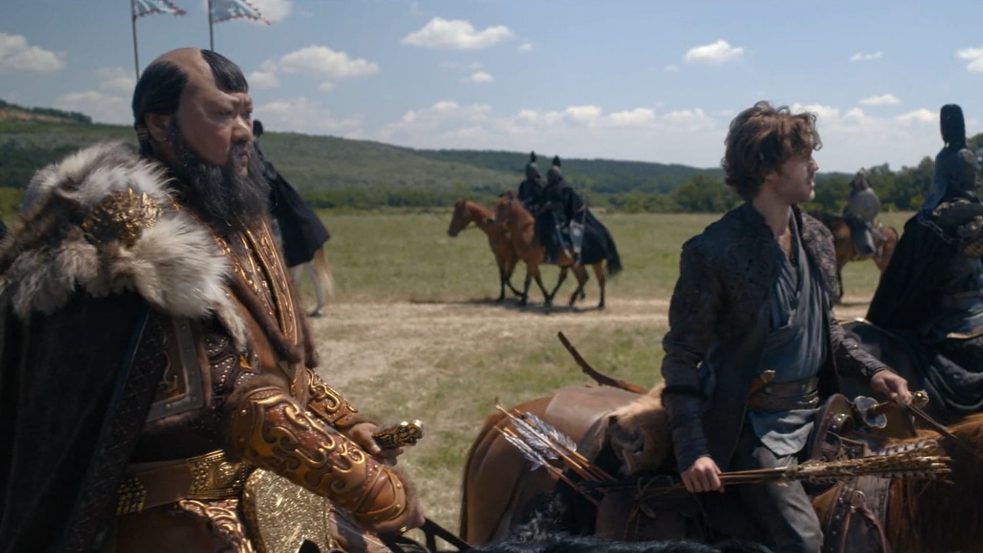 The show is inspired by Marco Polo’s early life (Image via Netflix)