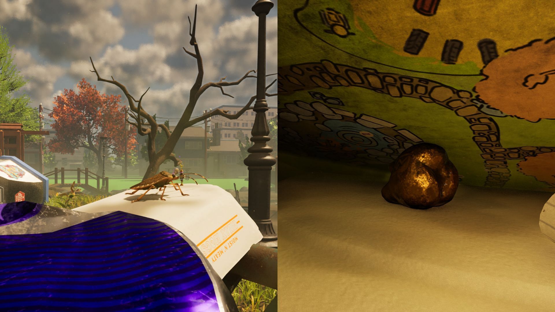 Mega Milk Molar is hidden under the garbage in the middle (Image via Obsidian Entertainment)