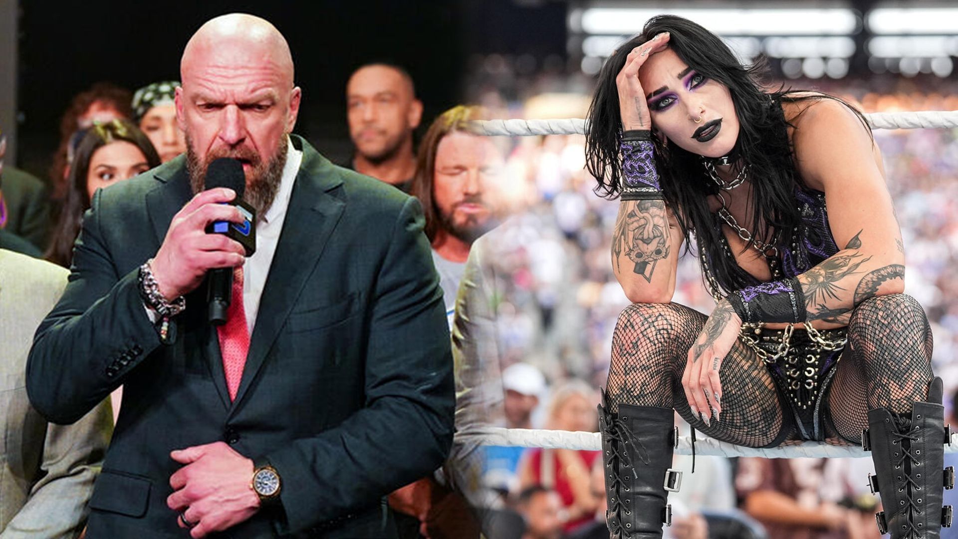 Rhea Ripley and Triple H! (Credits: WWE.Com)