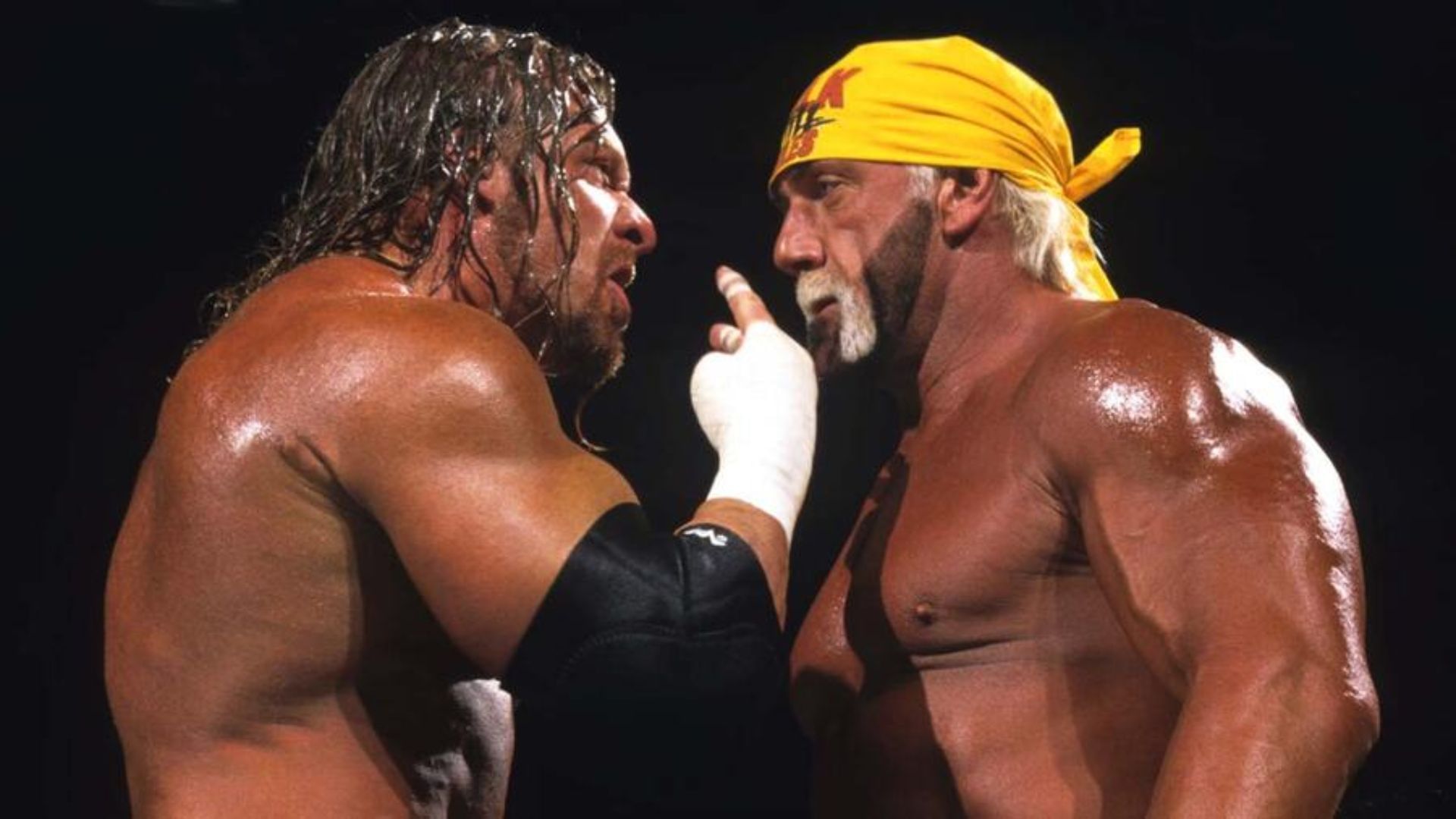 Triple H (left) and Hulk Hogan (right) [Image Credit: wwe.com]