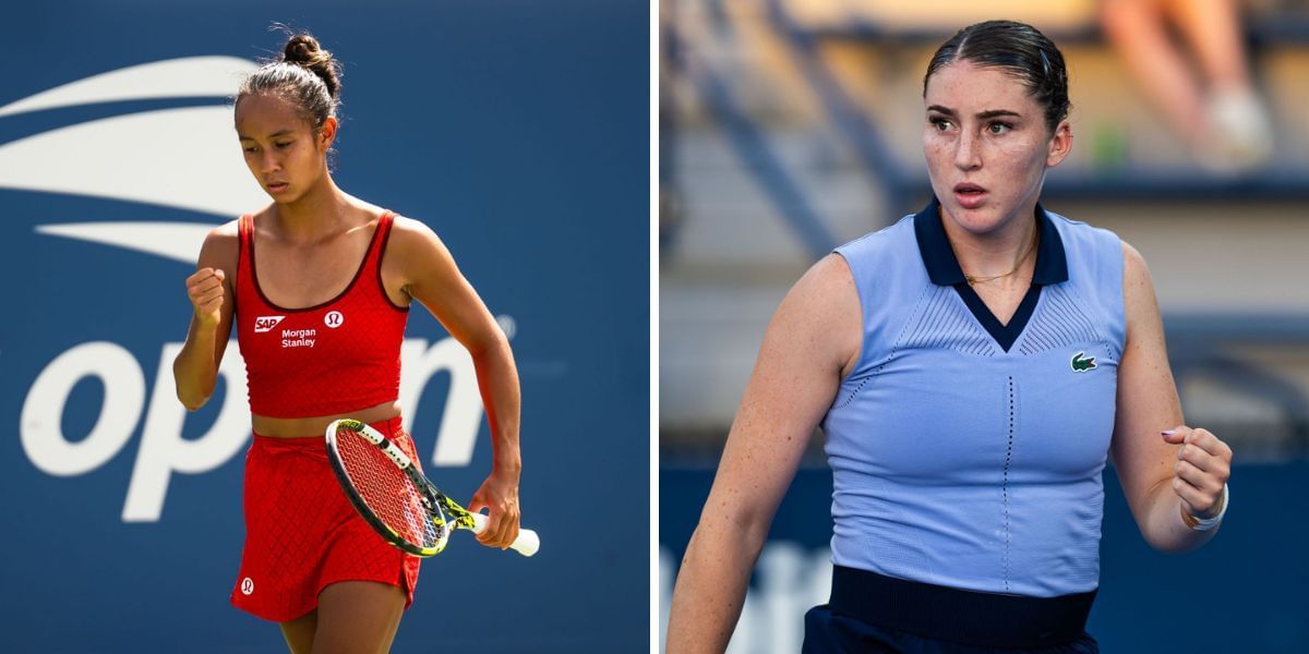 Leylah Fernandez (L) vs Elsa Jacquemot (R) preview, (Source: Getty Images)