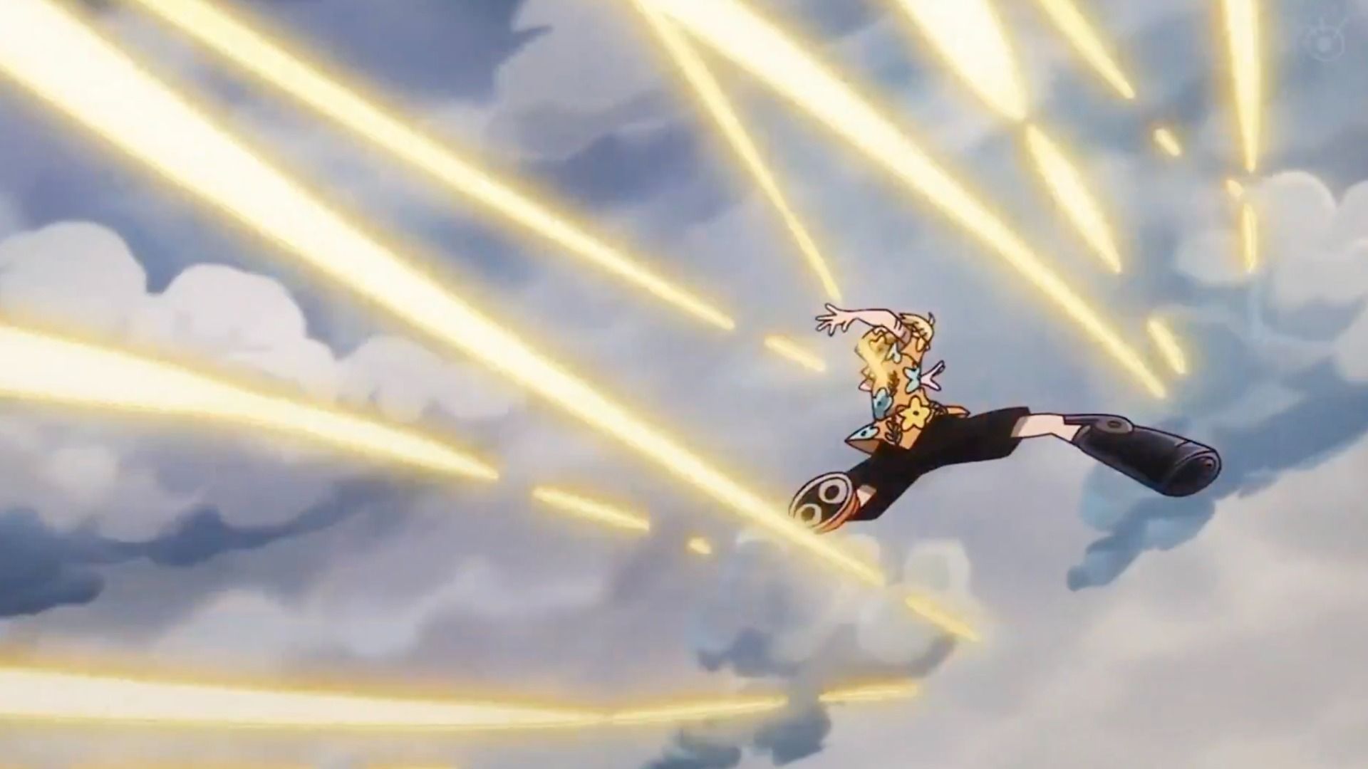 Sanji attacking Kizaru in One Piece anime (Image via Toei Animation)