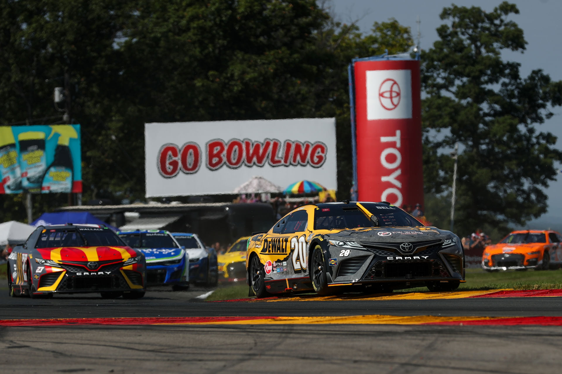 Christopher Bell (20) during the 2023 Go Bowling at The Glen. Source: Imagn