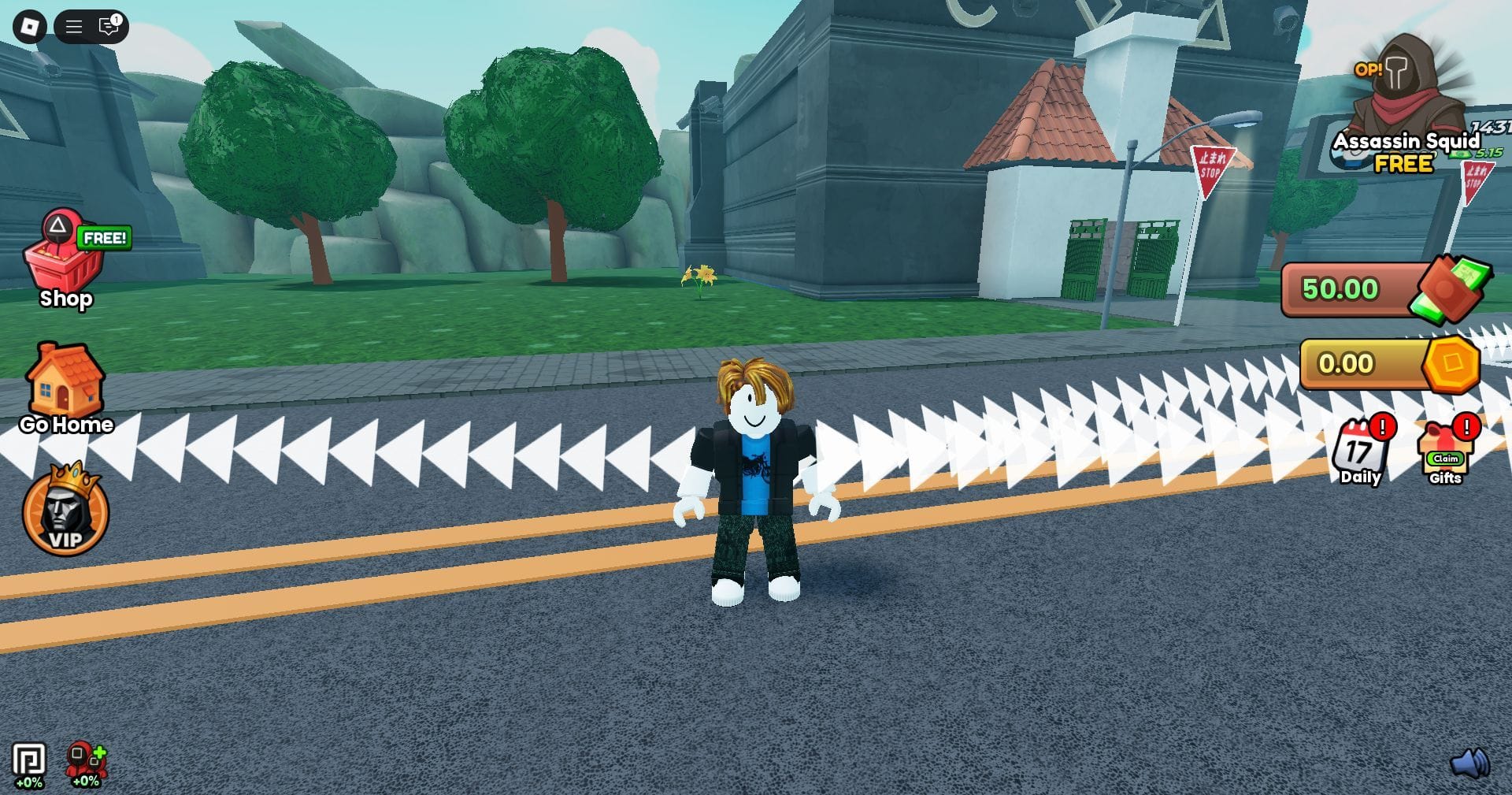 Claim free potions in the game (Image via Roblox)