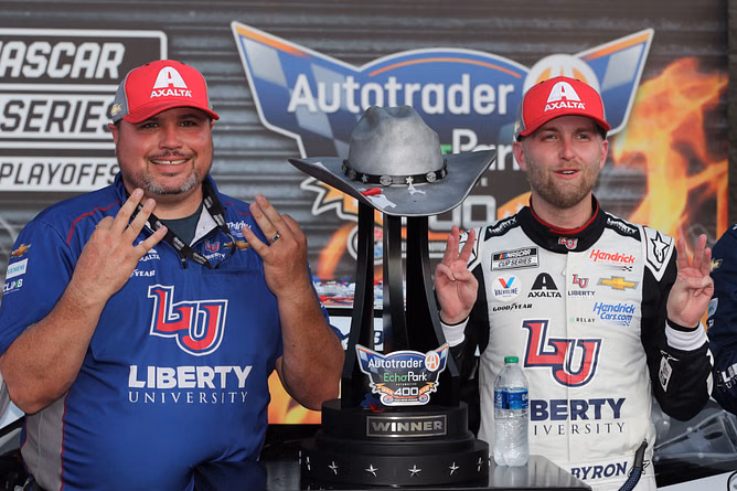 “SvG is the only one coming”: William Byron’s crew chief discards other rivals’ threat during Watkins Glen Cup race