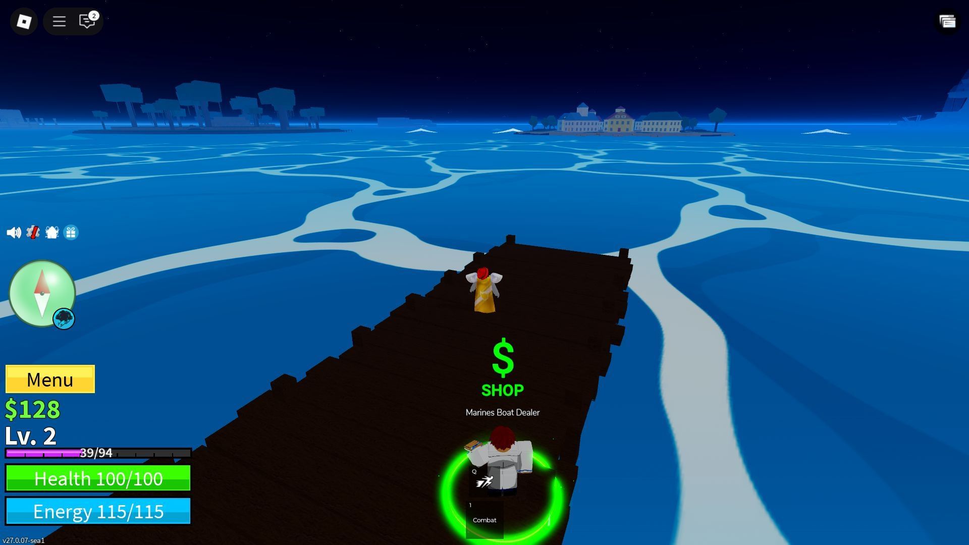 Fish can be caught in any water body (Image via Roblox)