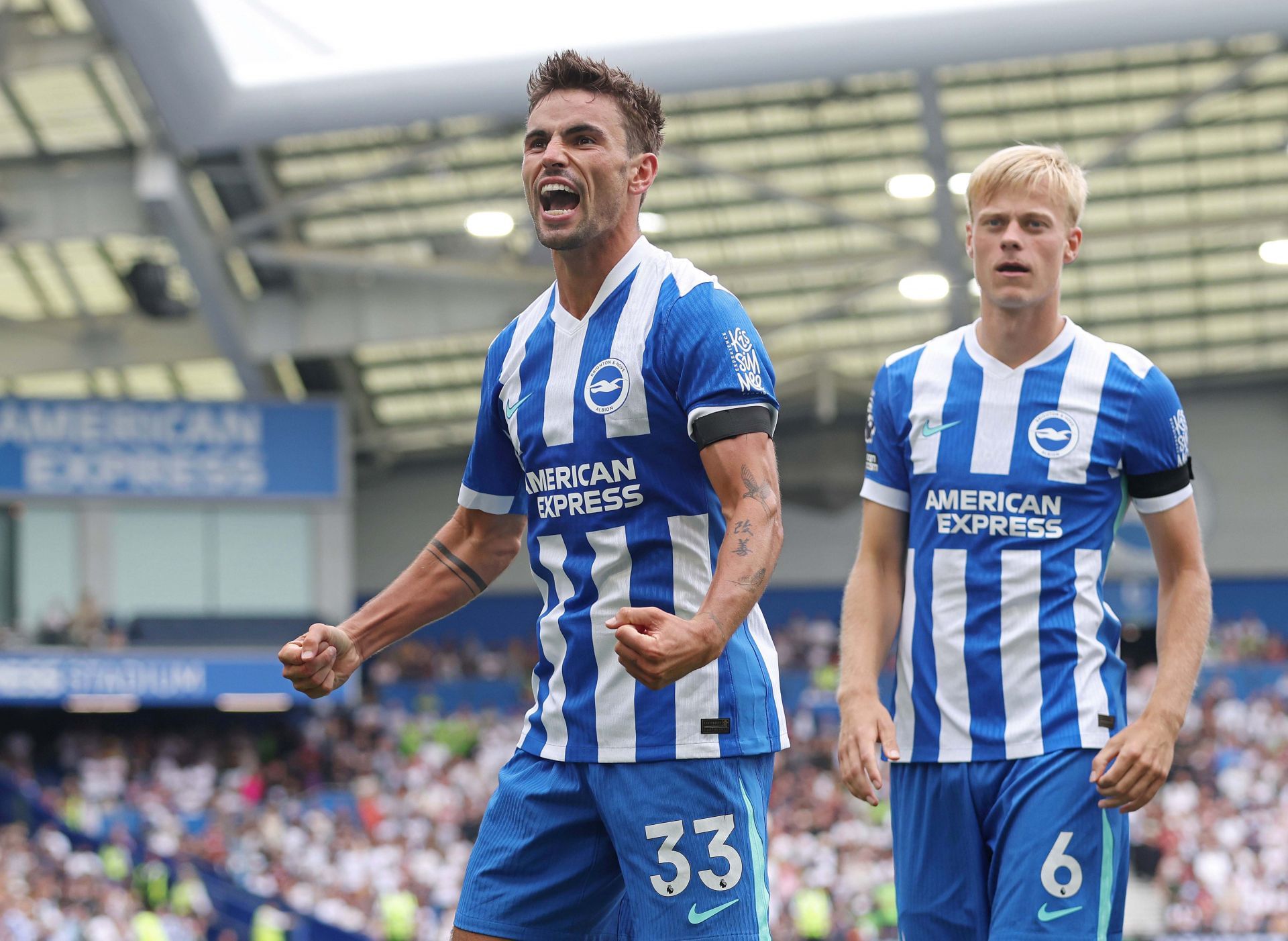 Brighton &amp; Hove Albion v Fulham - Premier League - Source: Getty