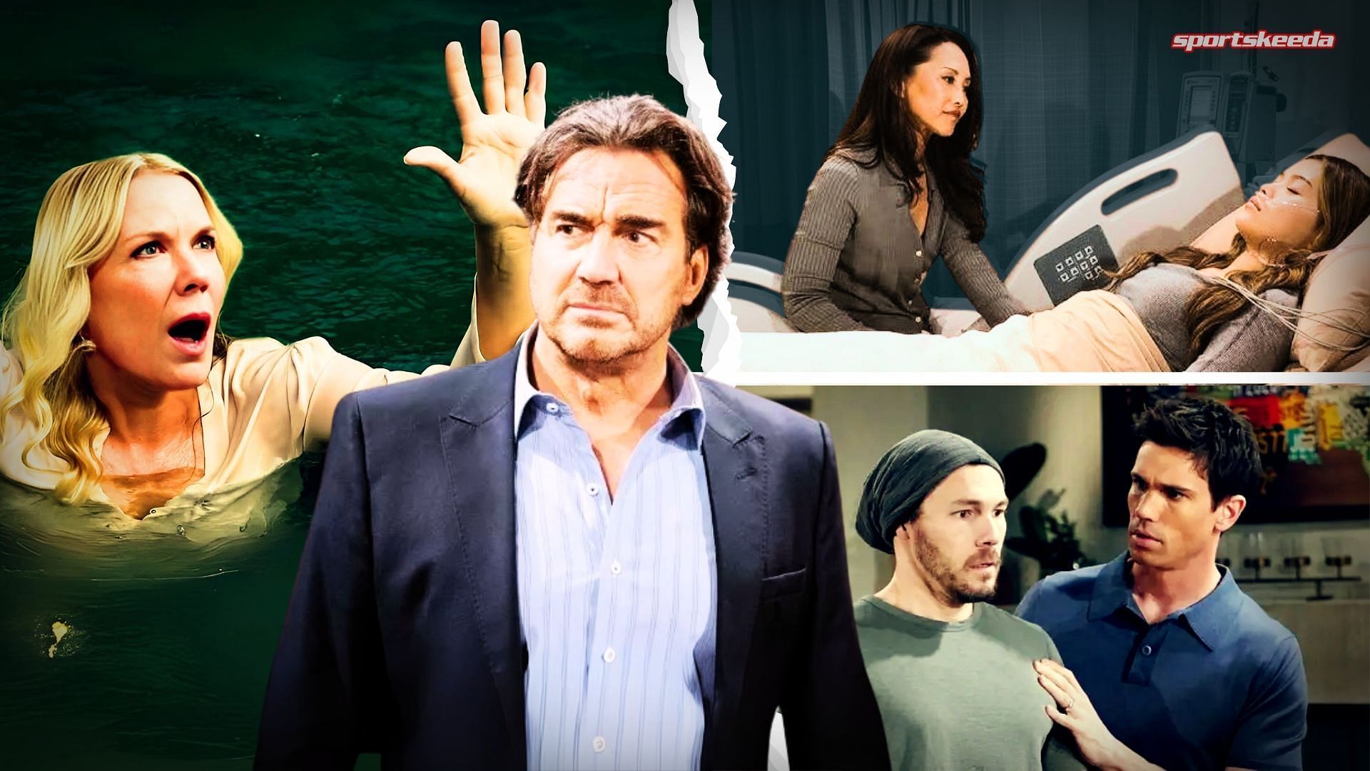  Brooke, Ridge, Liam, Finn, Li, &amp; Luna (Custom cover edited by Sportskeeda, Original Image  [CBS Network])