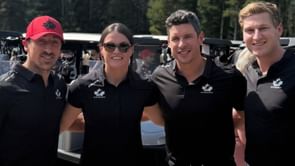 Nova Scotians Sidney Crosby, Nate MacKinnon & Brad Marchand link up with PWHL Sceptres' Blayre Turnbull at Hockey Canada golfing session