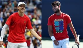 WATCH: A day after stern warning to Jannik Sinner, Carlos Alcaraz shares lighthearted moment with Italian at US Open