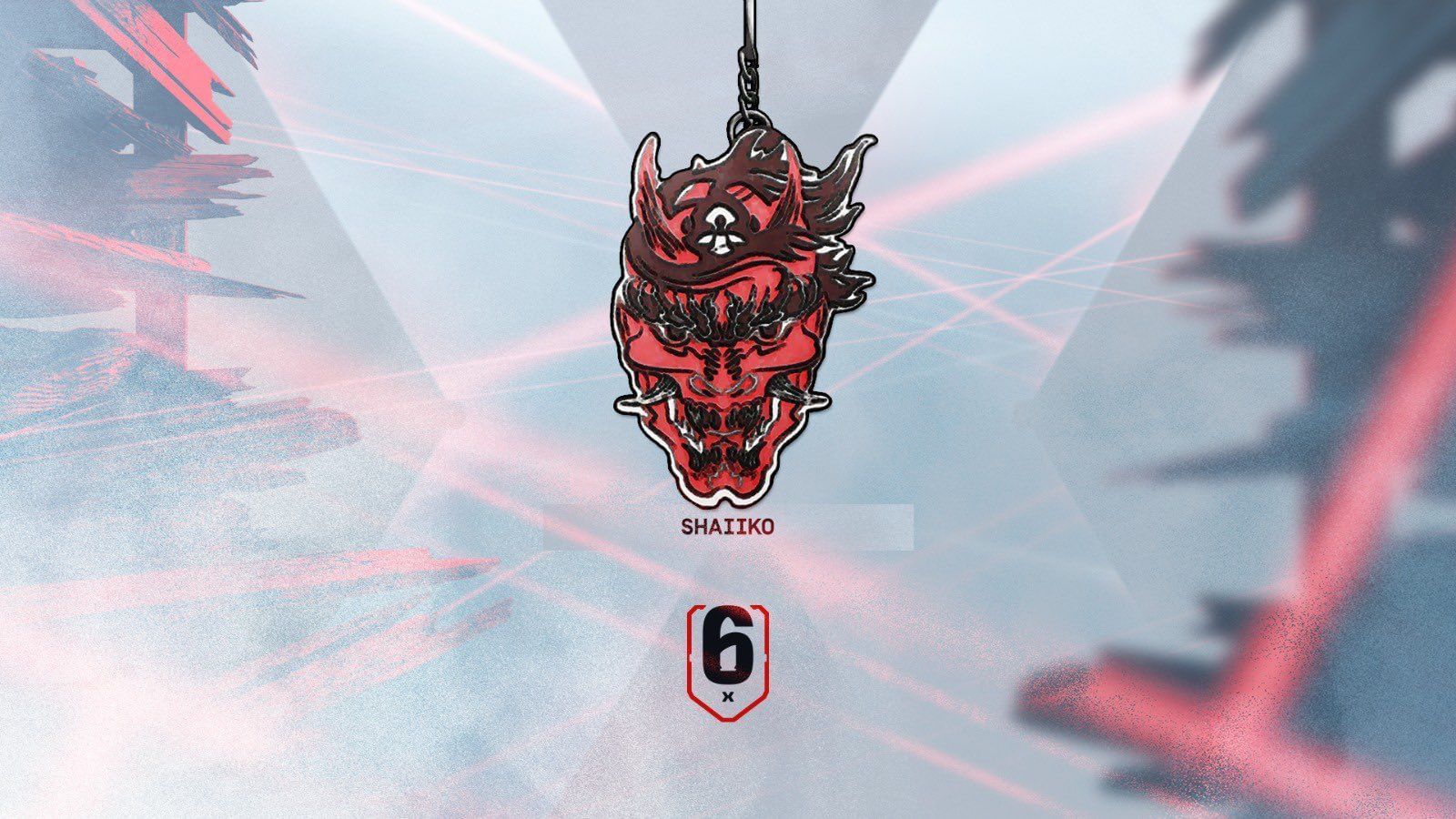 Rainbow six siege x content creator charm key art.