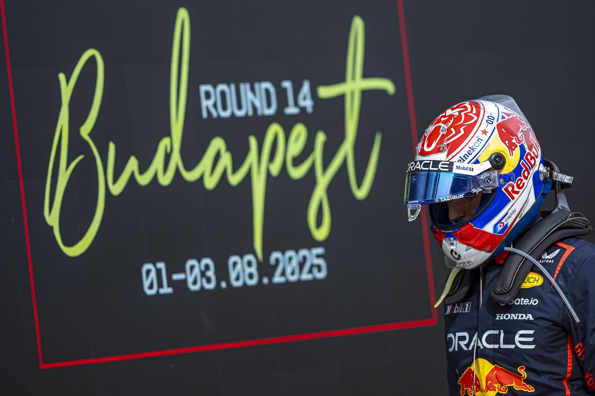 Red Bull's Max Verstappen at the F1 Grand Prix of Hungary 2025 - Source: Getty