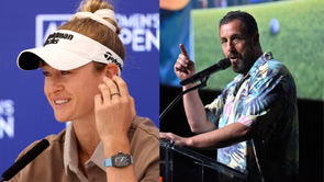 Nelly Korda sends $440M-worth Adam Sandler a message after featuring in Happy Gilmore 2