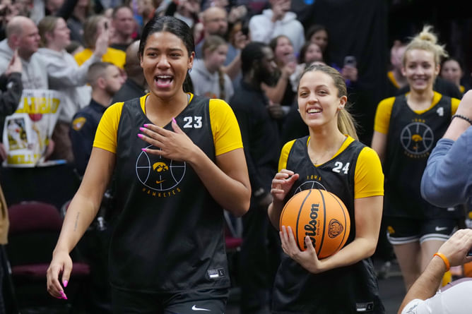 Jada Gyamfi and Gabbie Marshall show support for Caitlin Clark’s upcoming signature collection with Nike