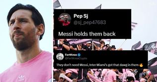 "They don't need Messi", "Messi holds them back" - Fans react after Inter Miami defeat Pumas UNAM 3-1 in Lionel Messi's absence