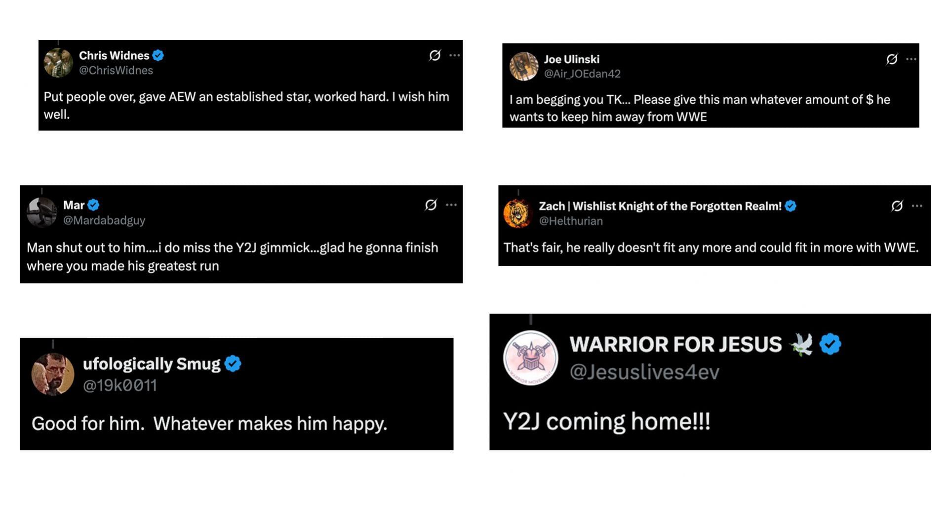 Screengrab of fans&#039; reactions (source: X.com)