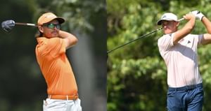 In pictures: Rickie Fowler and Ludvig Aberg pose with pop rock band with 7.1M Instagram followers
