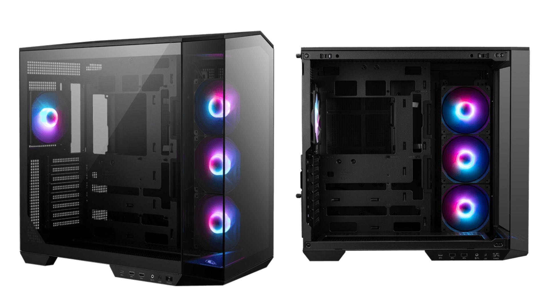 This MSI MAG PANO 100R build houses the powerful RTX 5080 for seamless 4K gaming (Image via MSI)