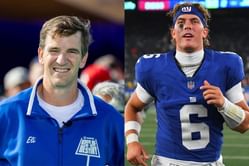 "New York media comes at you hard": Eli Manning issues warning to Jaxson Dart on juggling blame and credit with Giants