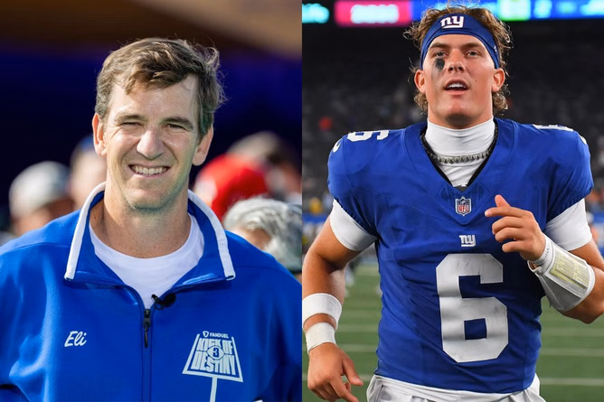 "New York media comes at you hard": Eli Manning issues warning to Jaxson Dart on juggling blame and credit with Giants