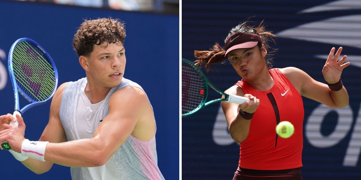 Emma Raducanu and Ben Shelton at the US Open - Image Source: Getty 