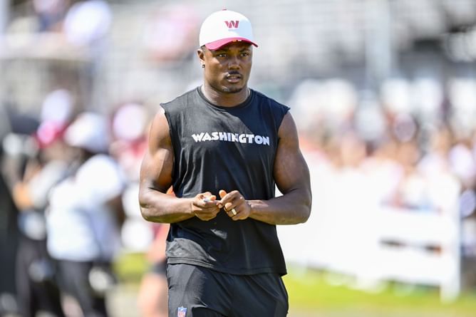 Jayden Daniels' mom Regina makes her feelings known as Terry McLaurin signs $96,000,000 extension