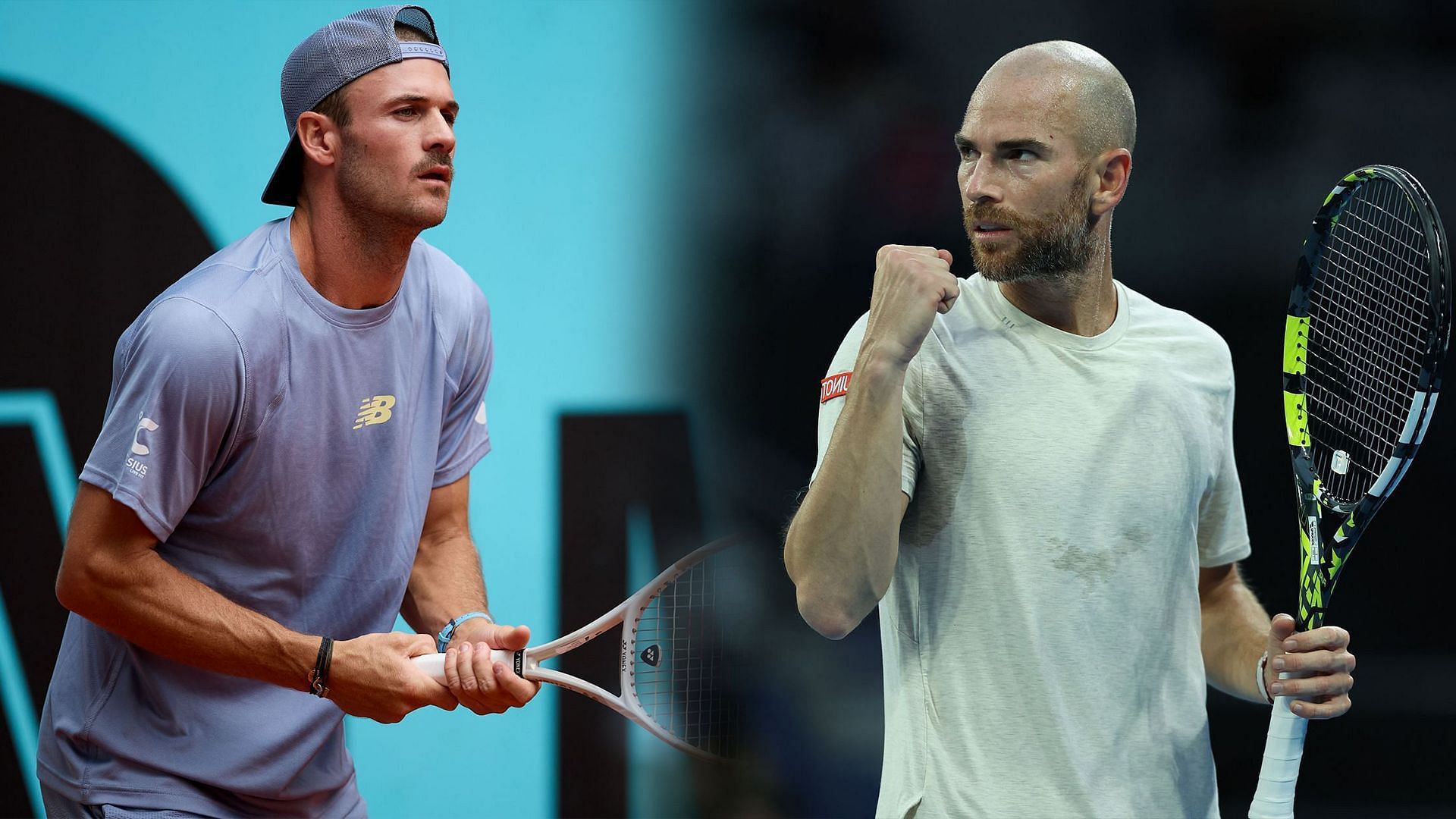 Tommy Paul (L) Adrian Mannarino (R) | Getty