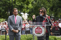 ICYMI: Alabama legend Nick Saban & wife Ms. Terry hosts grand luncheon for iconic kids foundation at Bryant-Denny Stadium