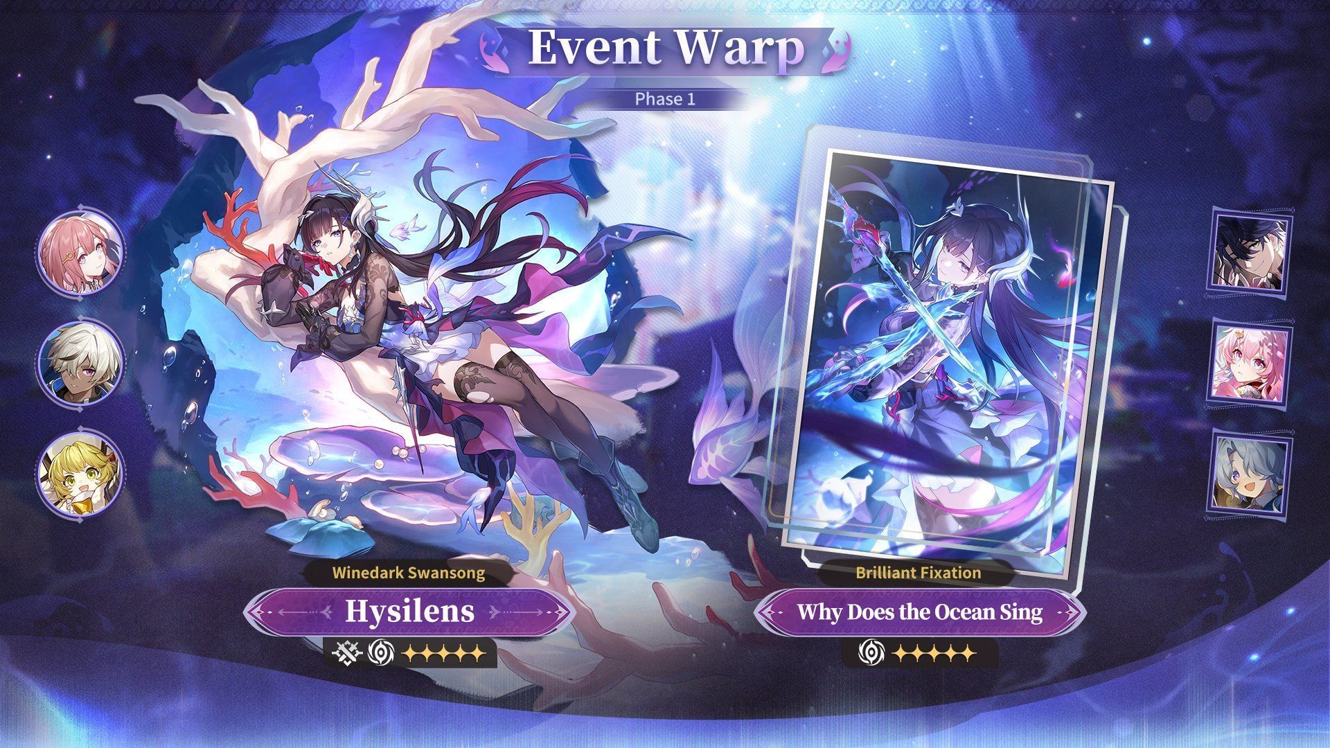 Hysilens&#039; banner details (Image via HoYoverse)