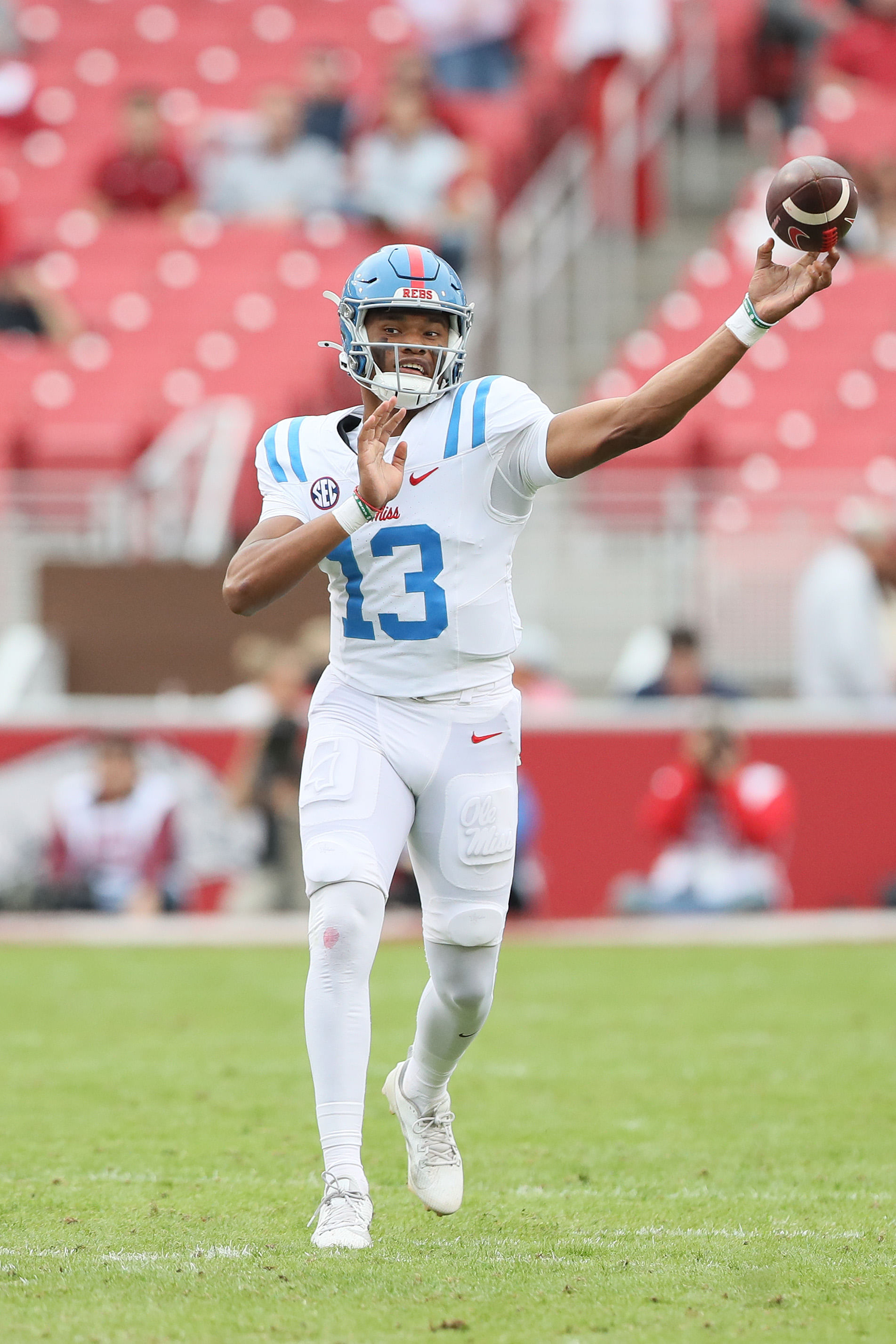 NCAA Football: Mississippi at Arkansas - Source: Imagn