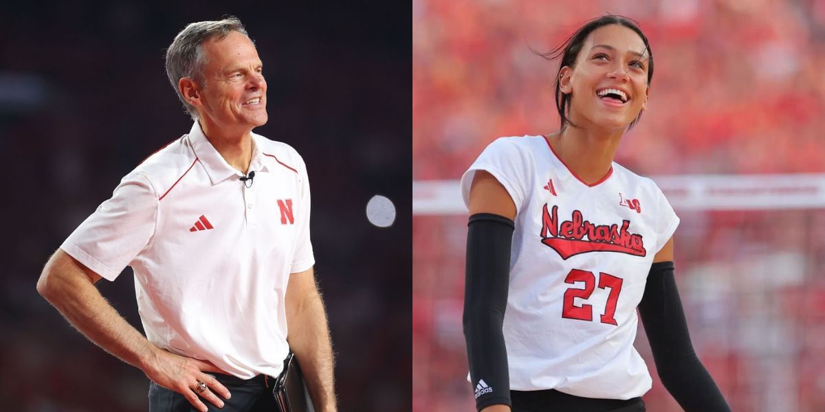 Harper Murray (R) and John Cook (L). PHOTO: Getty Images
