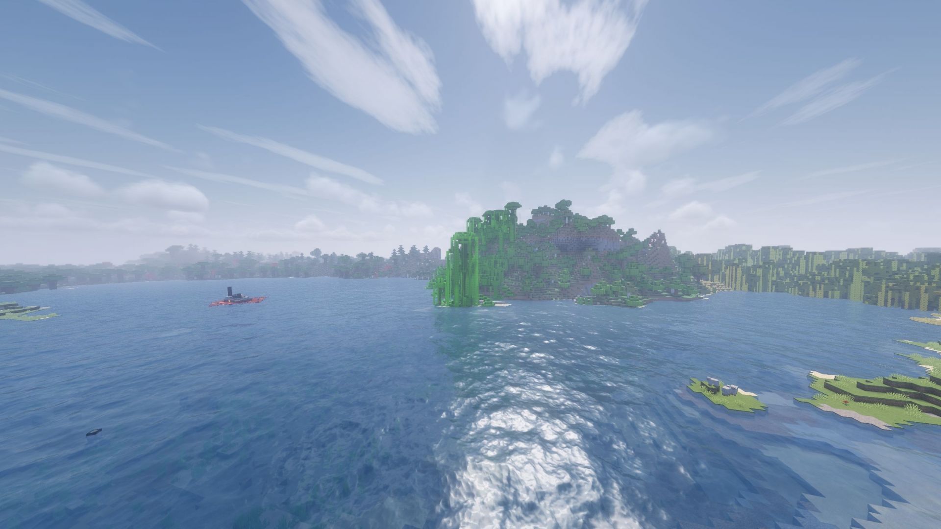 Solas shaders (Image via Sportskeeda Gaming || Mojang Studios)