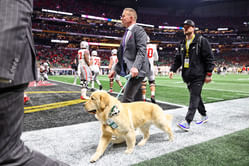 Kirk Herbstreit's dog makes hilarious cameo while Ohio State fan wins $250,000 on College GameDay's kicking contest