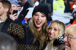 Patrick Mahomes’ wife Brittany drops 4-word reaction on Taylor Swift’s “The Life of a Showgirl” album cover